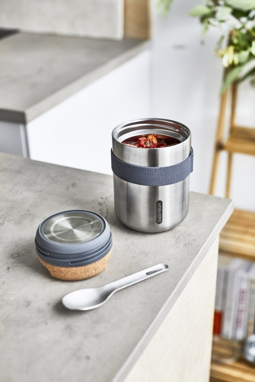 Black+Blum RVS Thermos Voedselcontainer - 550ml - Grijs