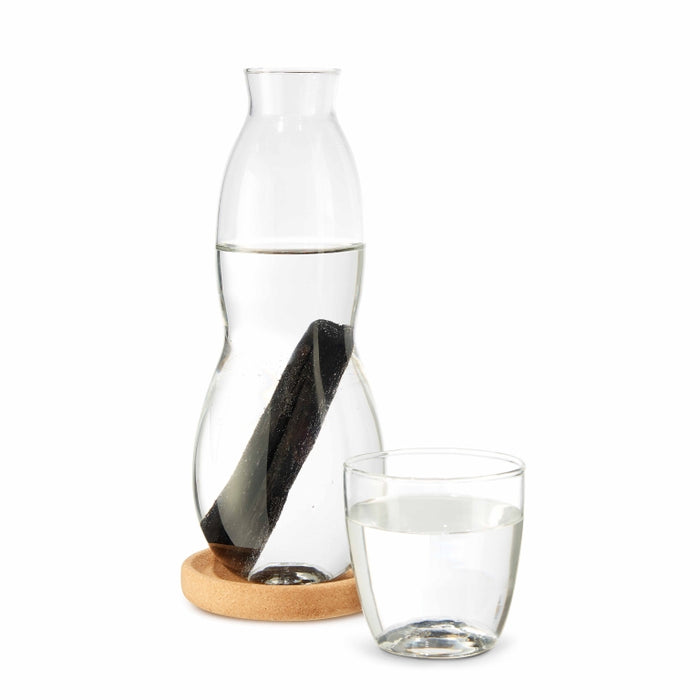 Black+Blum Personal Waterkaraf met Filter en Glas - 800ml