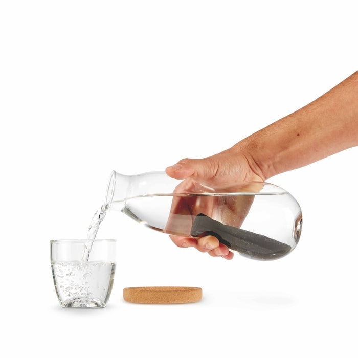 Black+Blum Personal Waterkaraf met Filter en Glas - 800ml