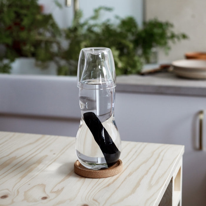 Black+Blum Personal Waterkaraf met Filter en Glas - 800ml
