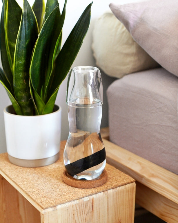 Black+Blum Personal Waterkaraf met Filter en Glas - 800ml