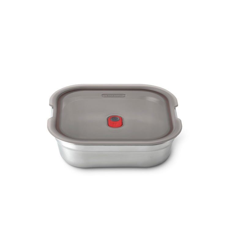 Black+Blum RVS Lunchbox - Geschikt voor Magnetron - Vierkant - 1.1 Ltr
