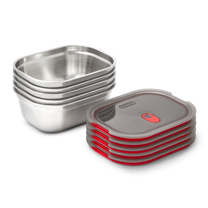 Black+Blum RVS Vershoudbakjes Set - Medium