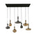 Giga Meubel - Hanglamp 4+3 Karaf Artic Zwart
