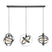 Giga Meubel - Hanglamp Cosmos Mesh 3-Lichts Artic Zwart
