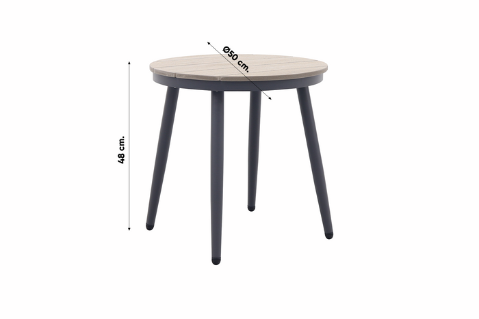 Garden Impressions Margriet bijzettafel - Ø50 cm.