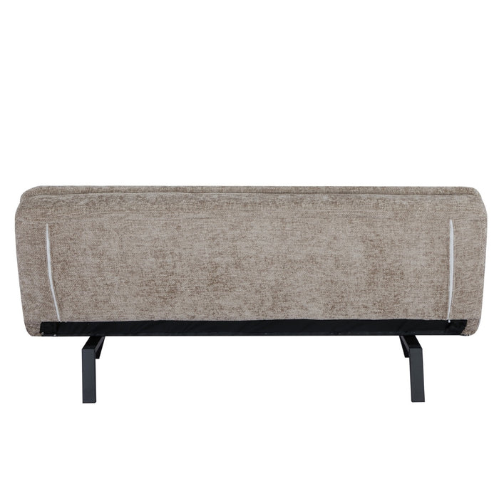 Giga Meubel - Slaapbank Taupe 180cm - Metaal & Stof - Bank Olive