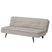 Giga Meubel - Slaapbank Beige 180cm - Metaal & Stof - Bank Olive