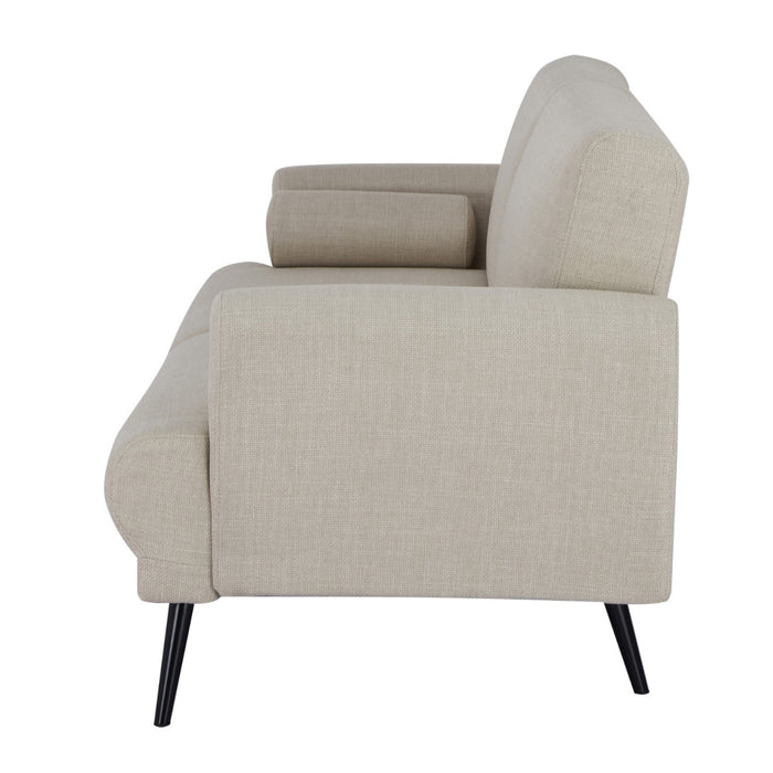 Giga Meubel - Slaapbank Beige 210cm - Metaal & Stof - Bank Jason