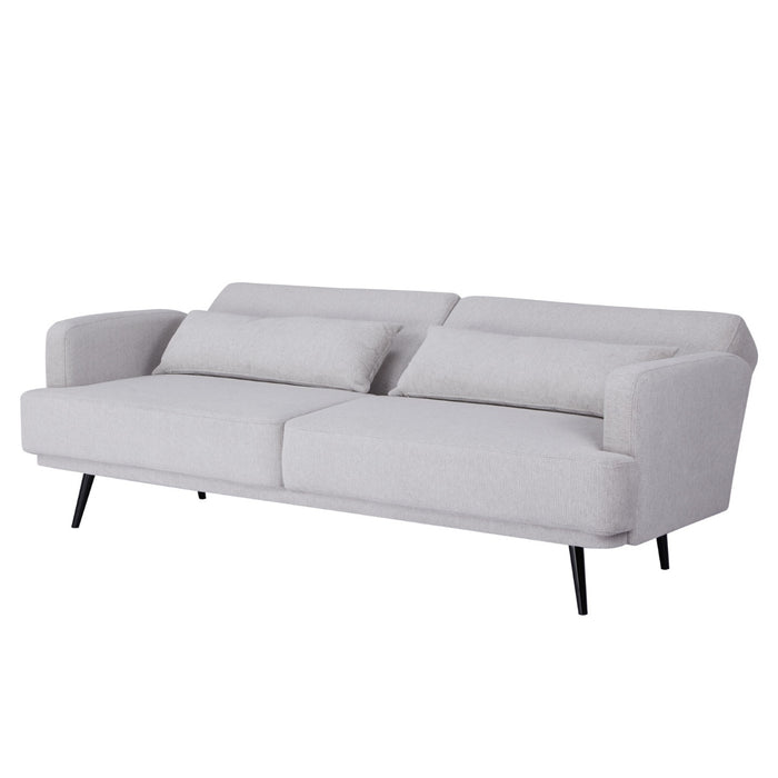 Giga Meubel - Slaapbank Beige 215cm - Metaal & Stof - Bank Sylke