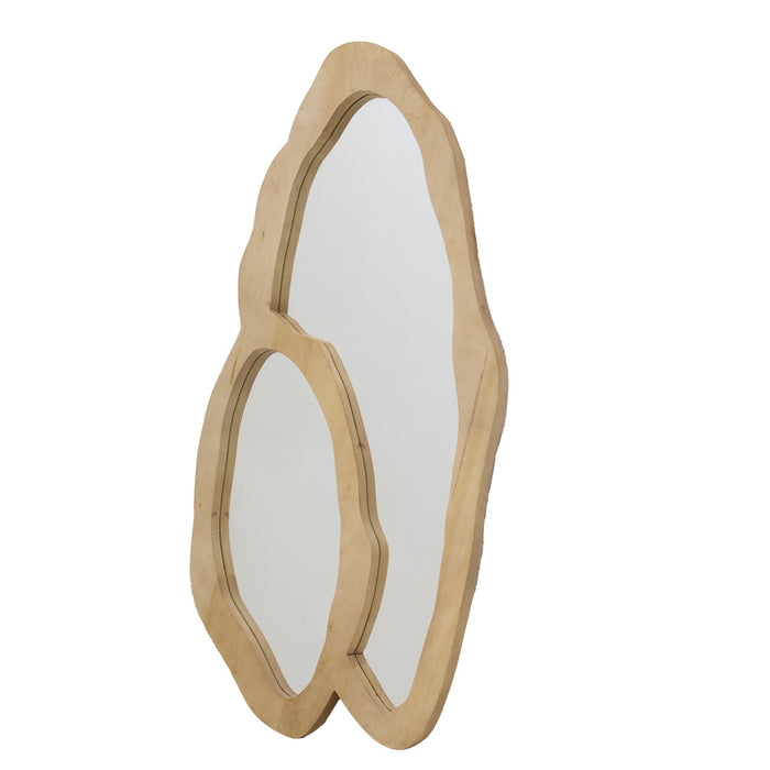 Giga Meubel - Spiegel Organisch - Naturel Mangohout - 57x4x108cm - Christa