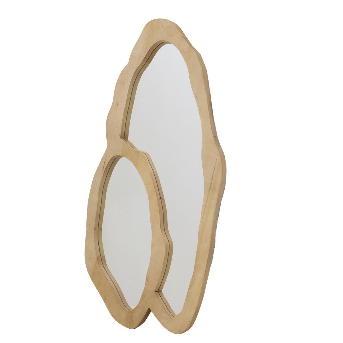 Giga Meubel - Spiegel Organisch - Naturel Mangohout - 57x4x108cm - Christa