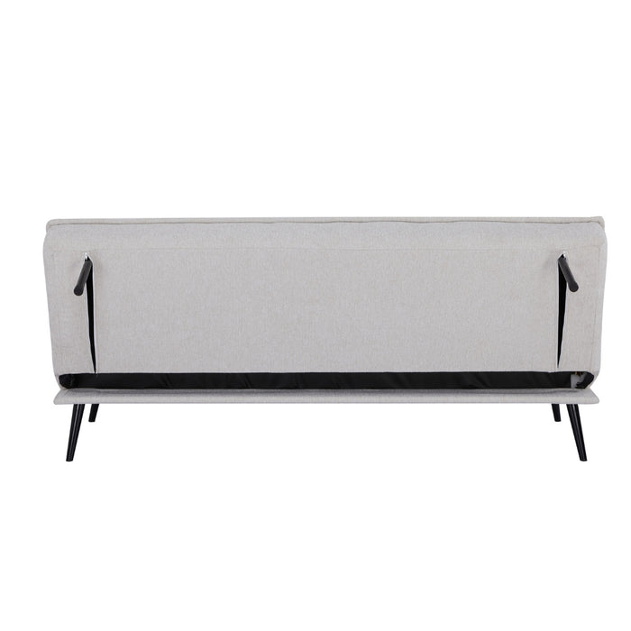 Giga Meubel - Slaapbank Beige 180cm - Metaal & Stof - Bank Kathy