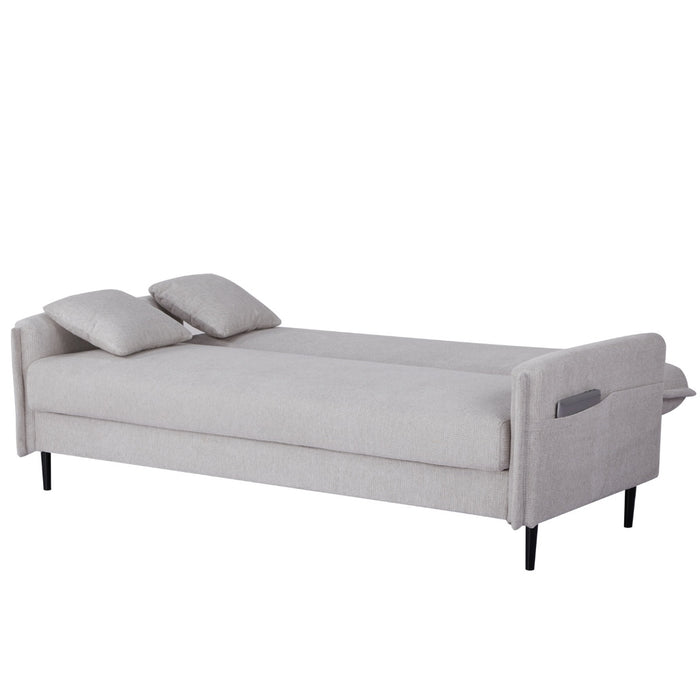 Giga Meubel - Slaapbank Beige 200cm - Incl. Opbergruimte - Bank Torvi