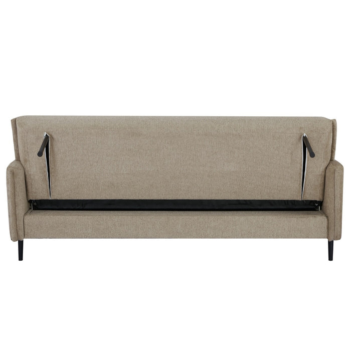 Giga Meubel - Slaapbank Taupe 200cm - Incl. Opbergruimte - Bank Torvi