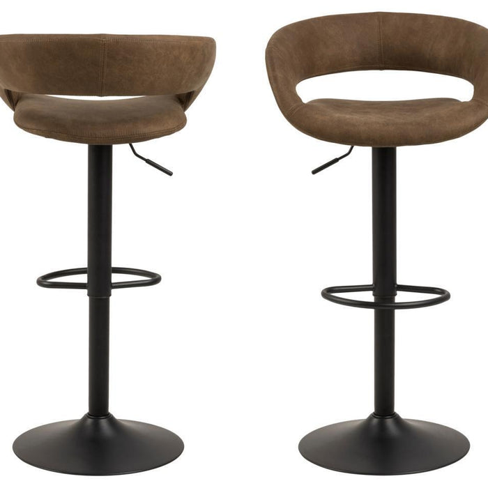 Giga Living - Barkruk Kaat Bruin