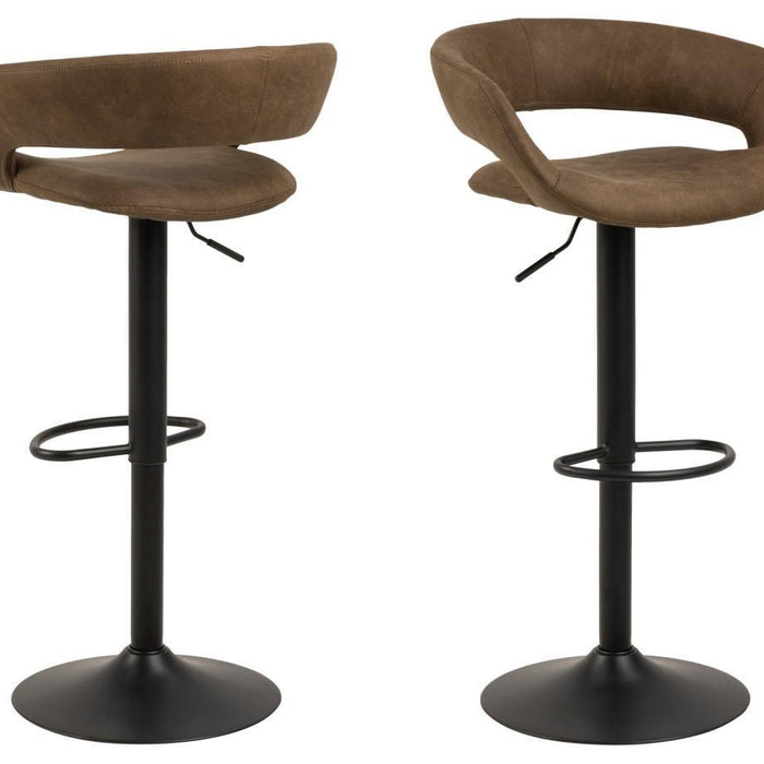 Giga Living - Barkruk Kaat Bruin