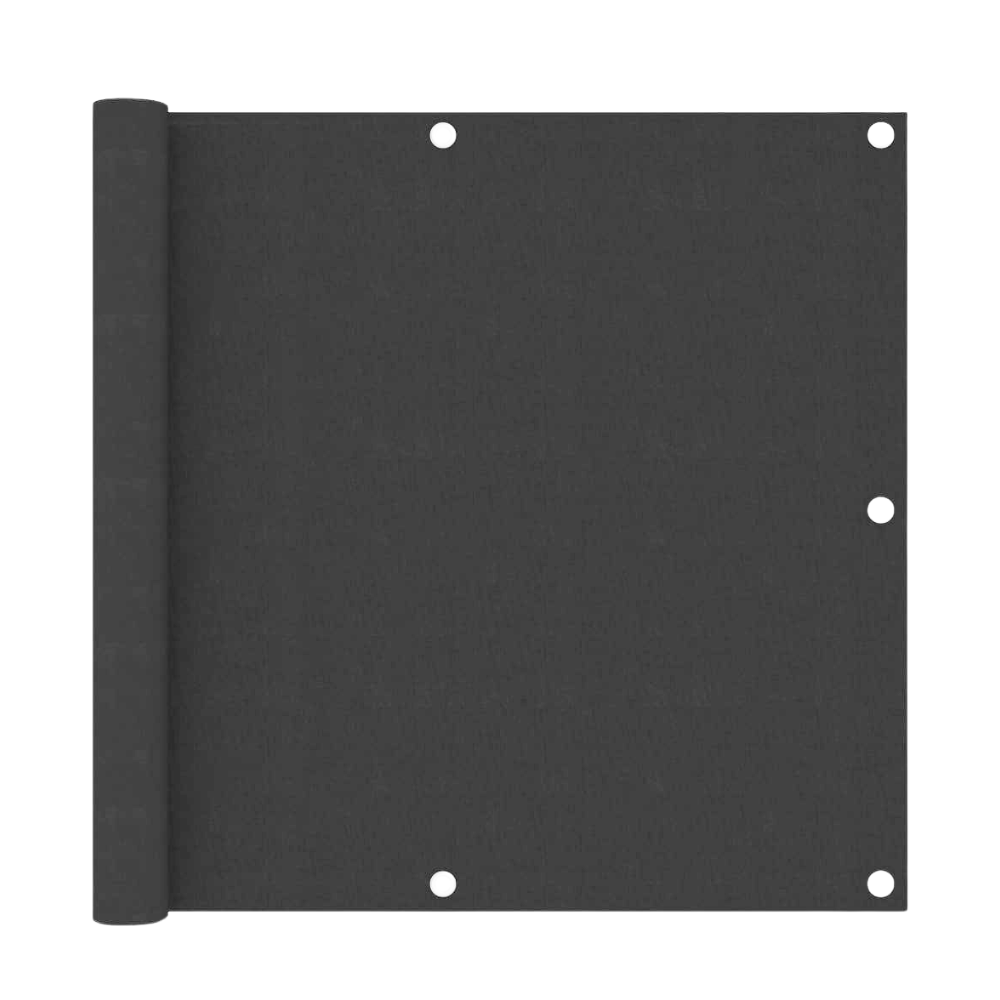 HIXA Balkonscherm Balkondoek Zonnescherm Winddicht 445x76 cm Donker...