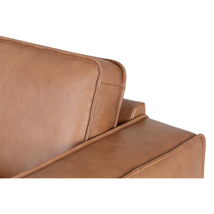 by fonQ Brisk Hoekbank met Chaise Longue Links - Buffelleer - Cognac