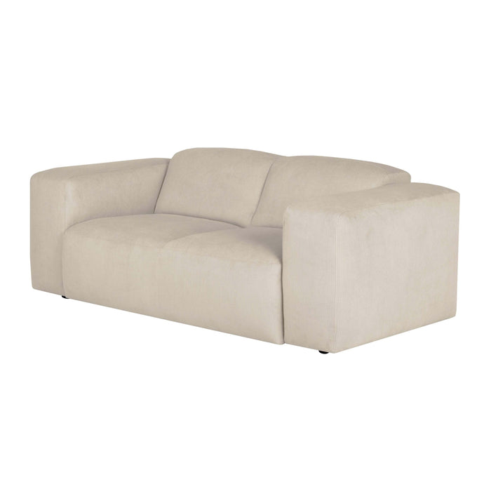 by fonQ Wonder 2-zitsbank  - Rib - Crème