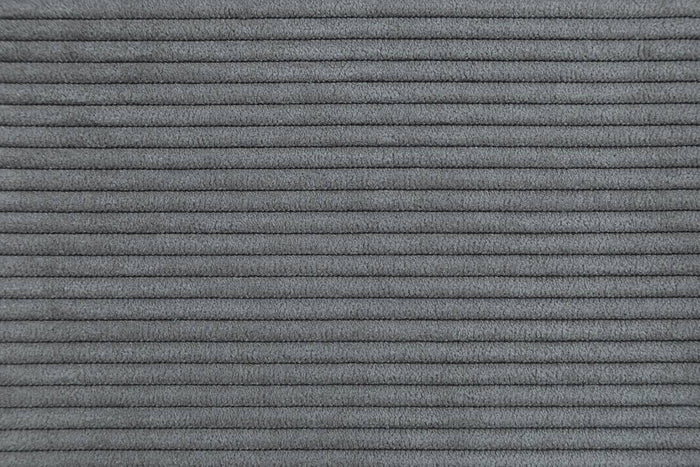 by fonQ Wonder 5-zits Hoekbank Links - Open Eind - Rib  - Grijs