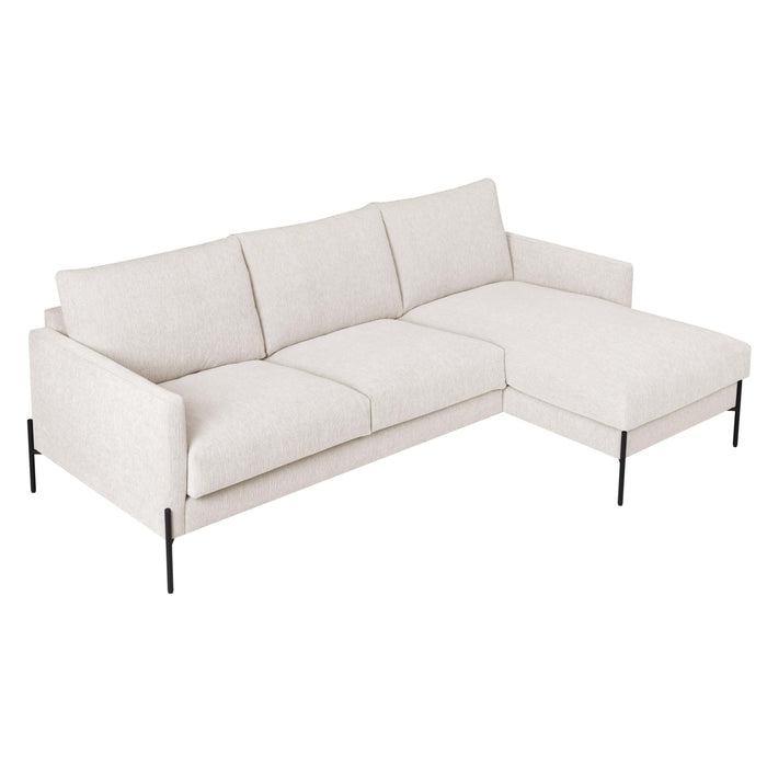 by fonQ Lunge Hoekbank met Chaise Longue Links / Rechts - Beige