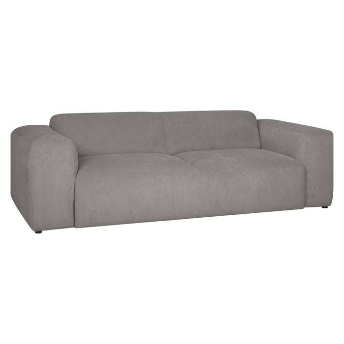 by fonQ Wonder 3-zitsbank - Rib - Grijs