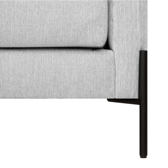 by fonQ Lunge Hoekbank Links - Lichtgrijs