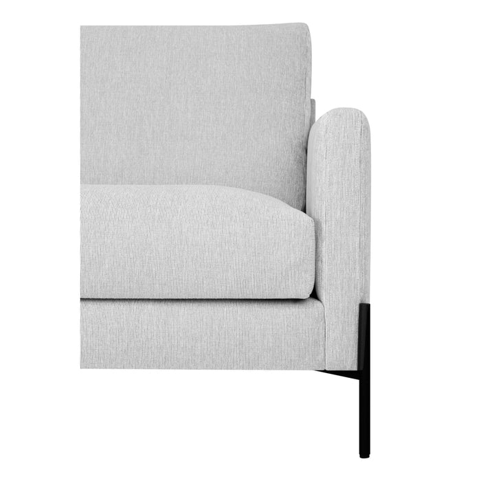 by fonQ Lunge Hoekbank met Chaise Longue Links / Rechts - Lichtgrijs