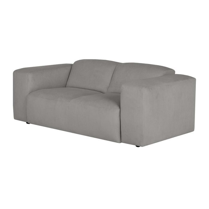 by fonQ Wonder 2-zitsbank  - Rib - Grijs