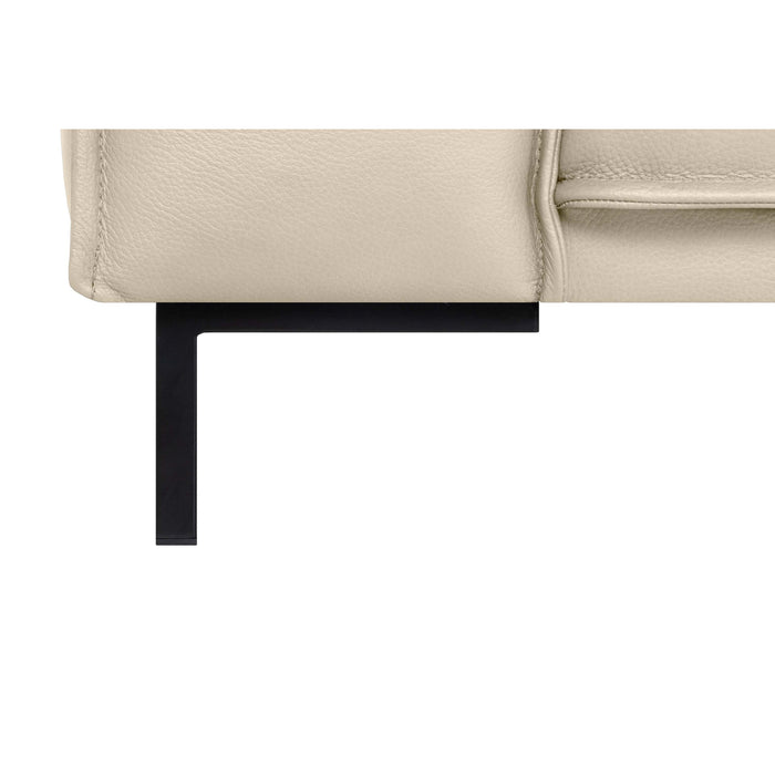 by fonQ Brisk Hoekbank met Chaise Longue Rechts - Buffelleer - Beige