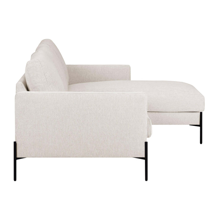 by fonQ Lunge Hoekbank met Chaise Longue Links / Rechts - Beige