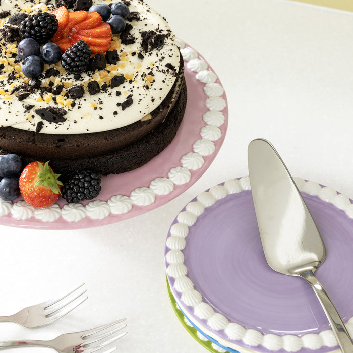 &k amsterdam Whip Taartplateau Ø 26 cm - Roze