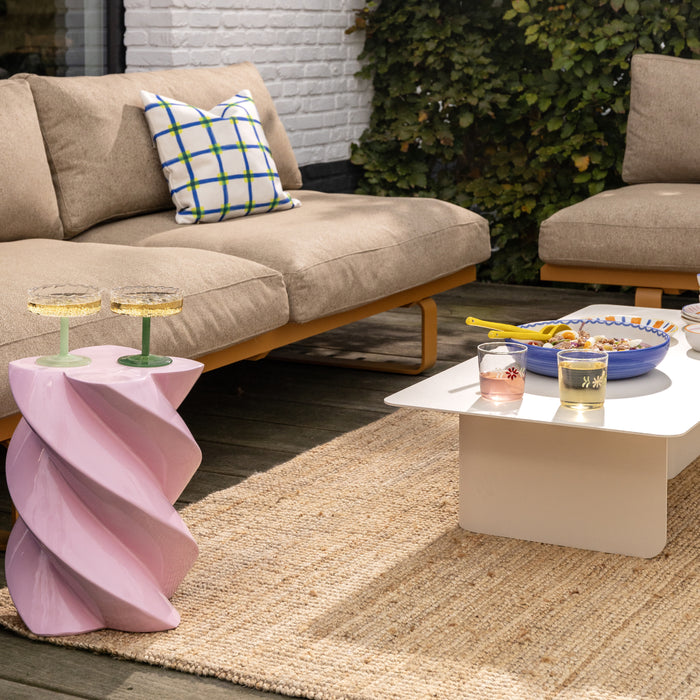 &k amsterdam Flora Waterglazen - Rood - Set van 2