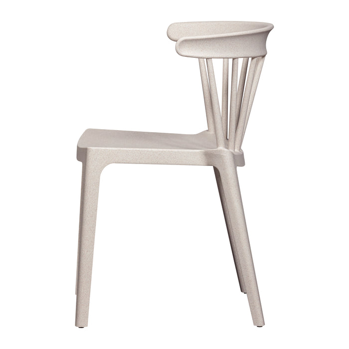 Woood Bliss Spijlenstoel - Off White Melange