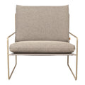 Ferm Living Desert Lounger - Dolce - Cashmere / Dark Sand