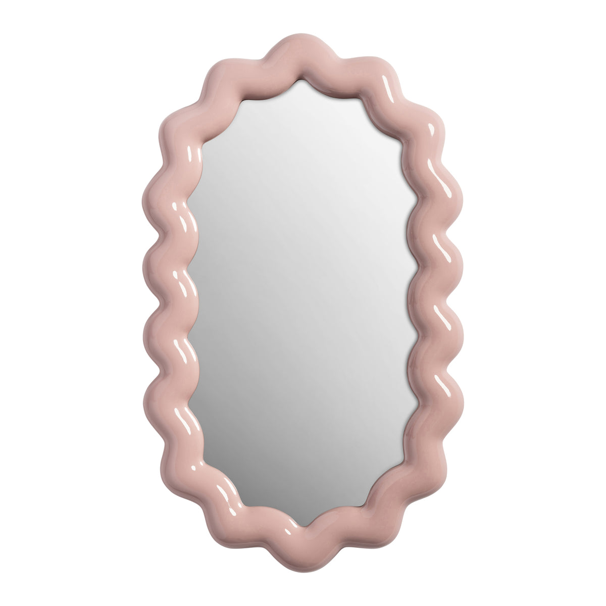 &klevering Zigzag Spiegel H 53 cm - Blush