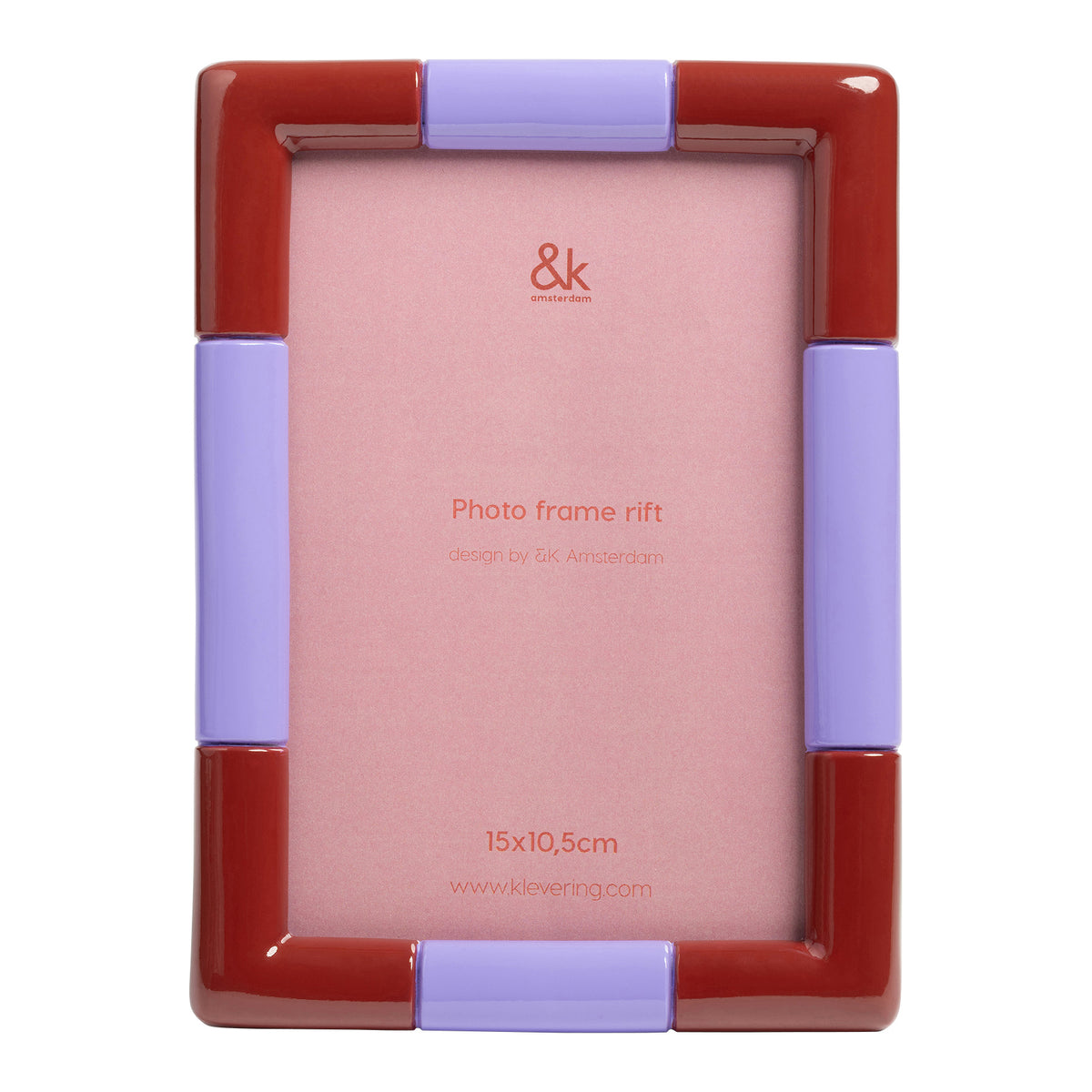 &klevering Rift Fotolijst 13 x 18 cm - Burgundy