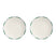 &k amsterdam Bliss Bord Ø 27 cm - Groen - Set van 2