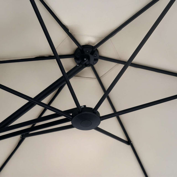 Feel Furniture - Zweefparasol - 3 Meter - Crème