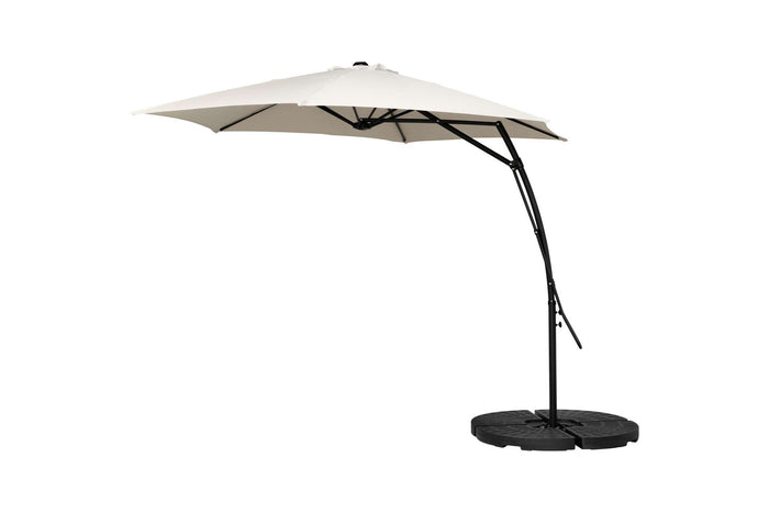 Feel Furniture - Zweefparasol - 3 Meter - Crème