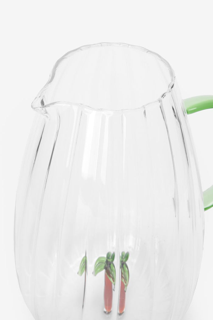 Sissy-Boy Glazen karaf met palmboom aan de binnenkant