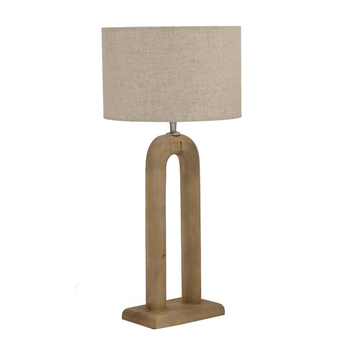 Giga Meubel - Tafellamp Naturel 80cm - Mangohout - Micky