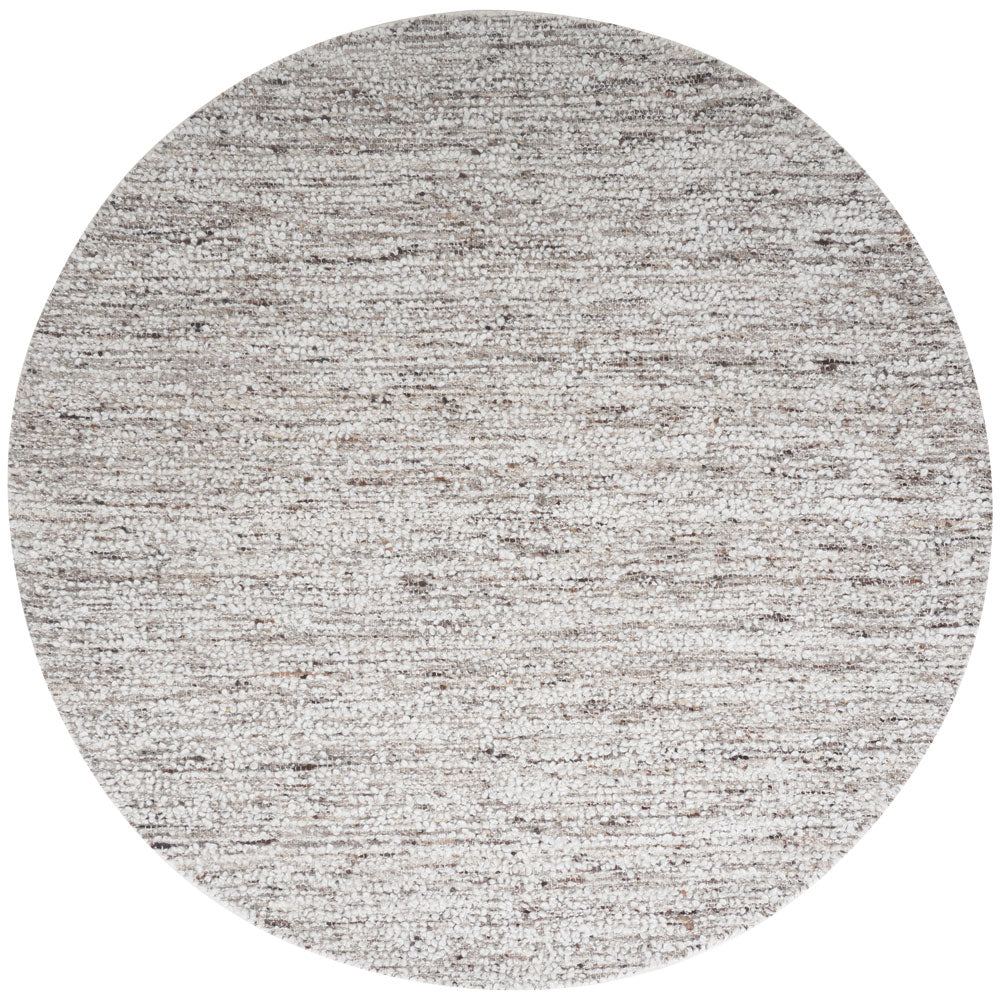 Veer Carpets - Vloerkleed Mica Naturel|Brown Rond ø160 cm