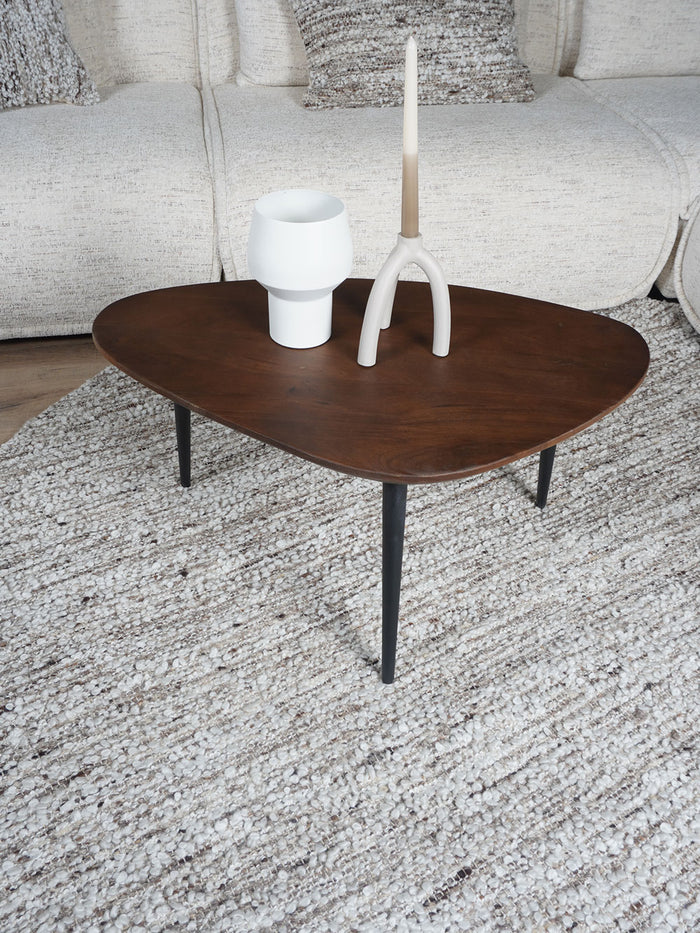 Veer Carpets - Vloerkleed Mica Naturel|Brown Rond ø160 cm