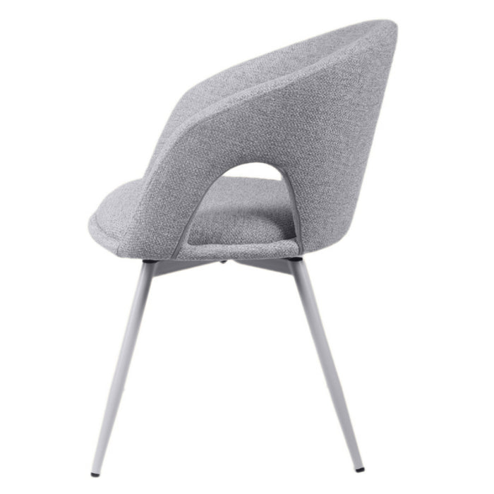 Giga Meubel - Eetkamerstoel Beige Draaibaar - Stof - Nina