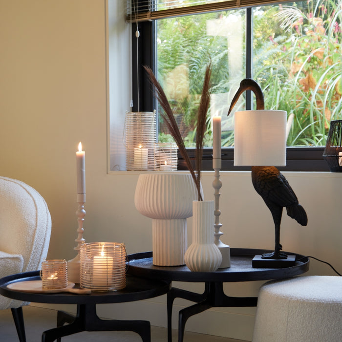 Light & Living Vaas Feyo  - Keramiek - 14x26x14cm (BxHxD)