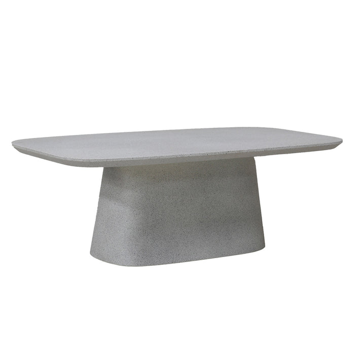 Giga Meubel - Salontafel Grijs - Terrazzo Steen - 110x60x38cm - Mina