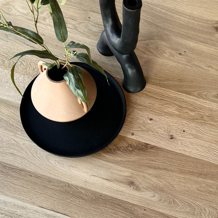 Light & Living - Schaal MAES - Ø30x1.5cm - Zwart