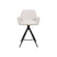 Giga Meubel - Barstoel Beige Stof - Zithoogte	66cm - Noa - Set van 2